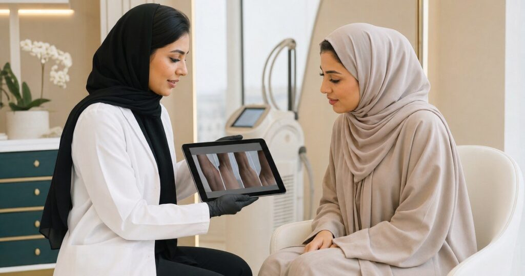 متى تظهر نتائج إزالة الشعر بالليزر