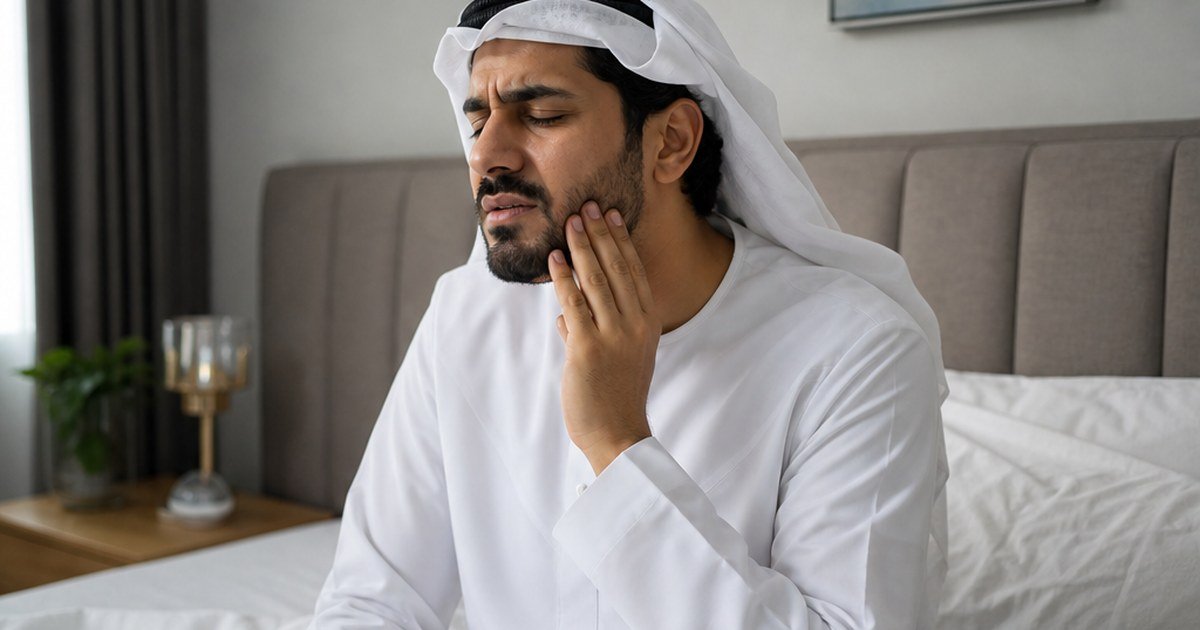 صرير الأسنان أثناء النوم | الأعراض والأسباب ومتى تحتاج واقي ليلي؟ - صورة توضيحية 1