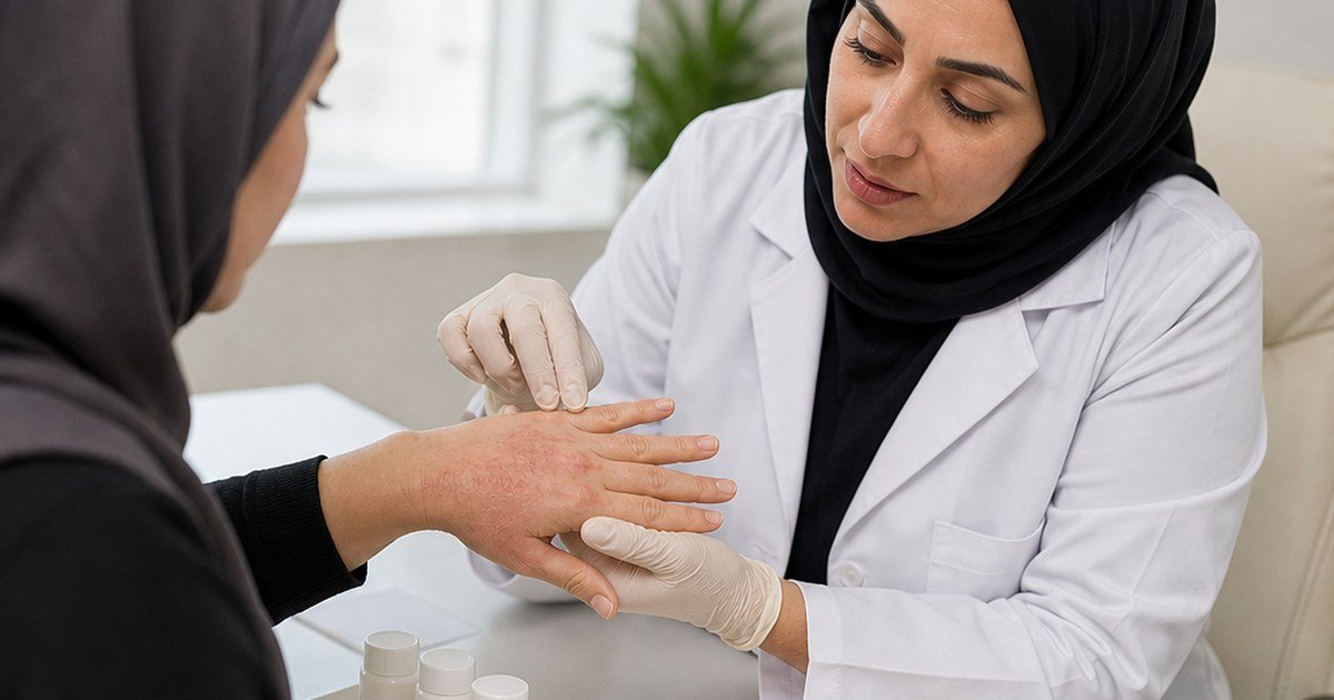 إكزيما اليدين في الإمارات | الأسباب والعناية ومتى تحتاج طبيبًا؟ - صورة توضيحية 2