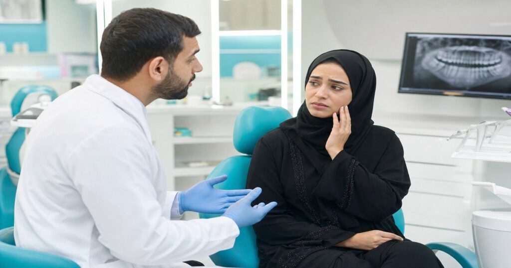 صرير الأسنان أثناء النوم | الأعراض والأسباب ومتى تحتاج واقي ليلي؟