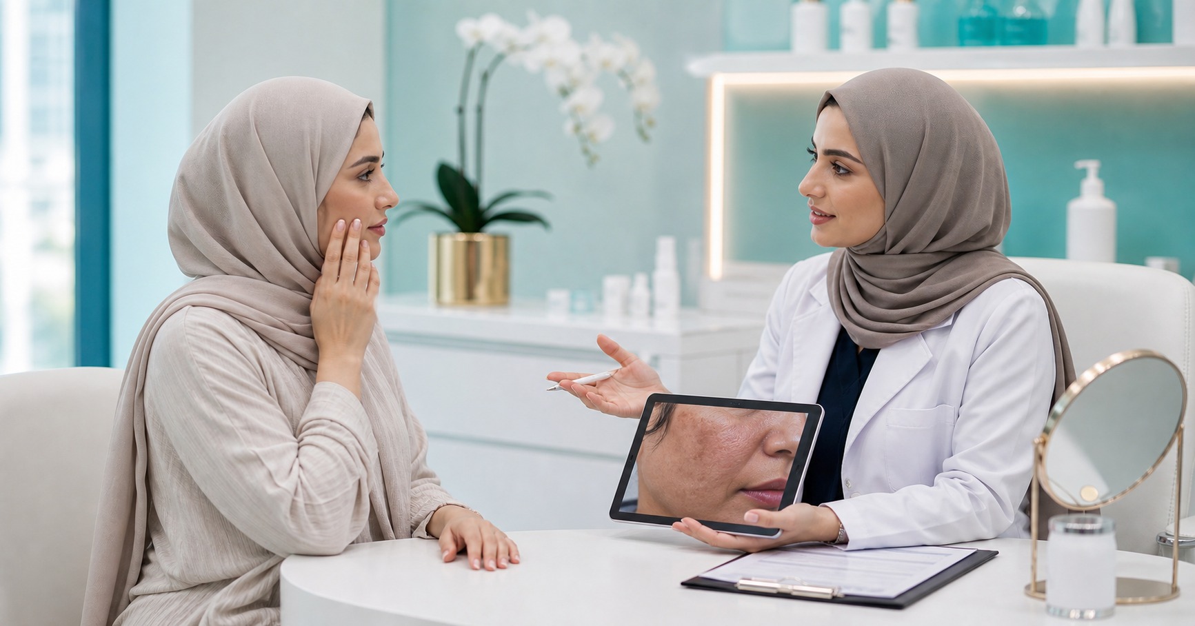 استشارة طبية محترمة حول أسباب اسمرار المناطق الحساسة