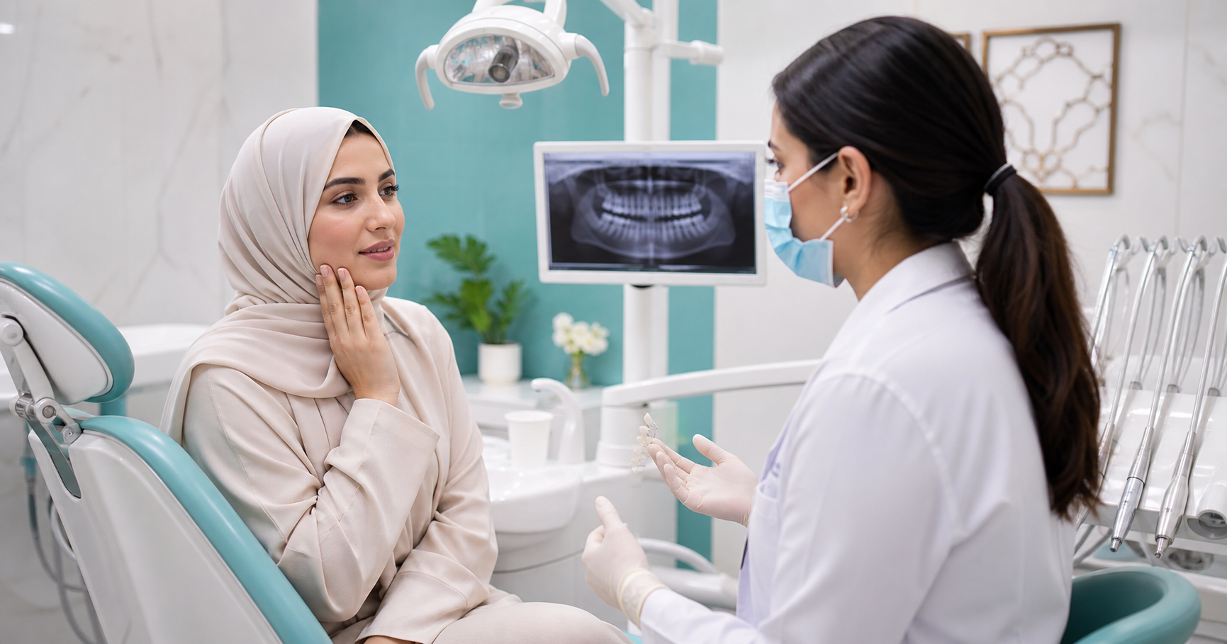 العناية بالأسنان الحساسة بعد جلسة التبييض