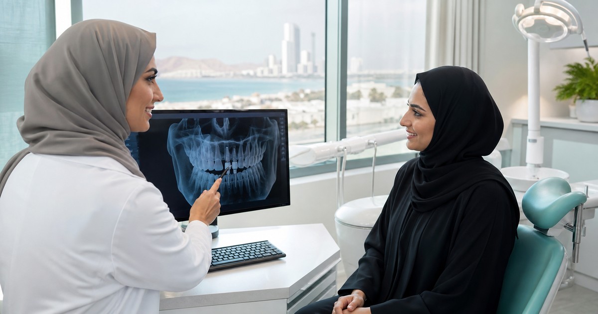 استشارة حول زراعة الأسنان بأسعار معقولة في رأس الخيمة