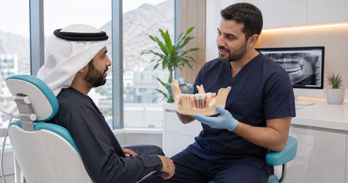 استشارة زراعة الأسنان في رأس الخيمة