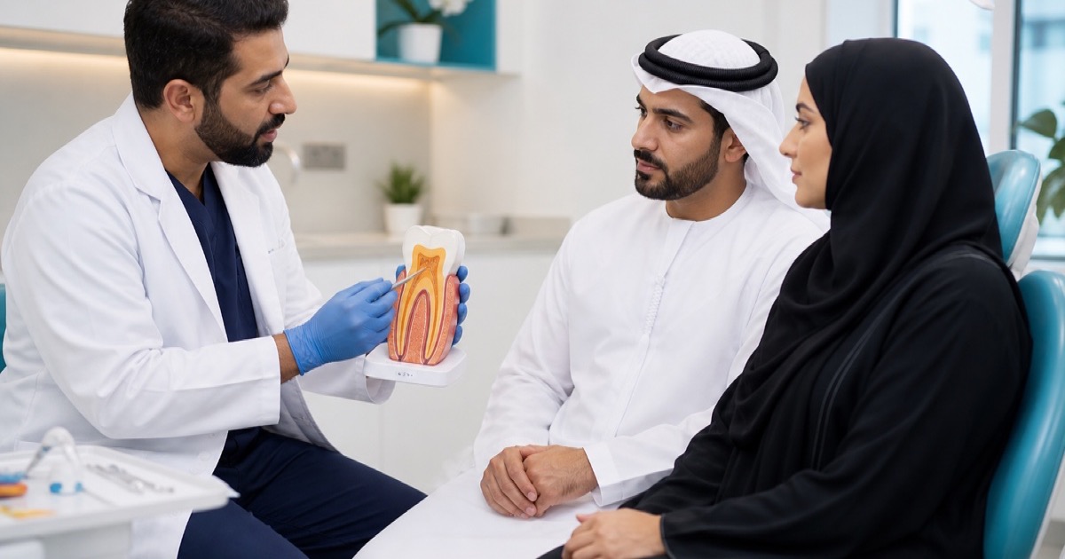 ترميم السن وحمايته بعد علاج العصب