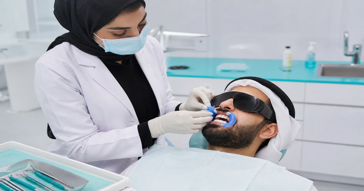 تبييض الأسنان في رأس الخيمة