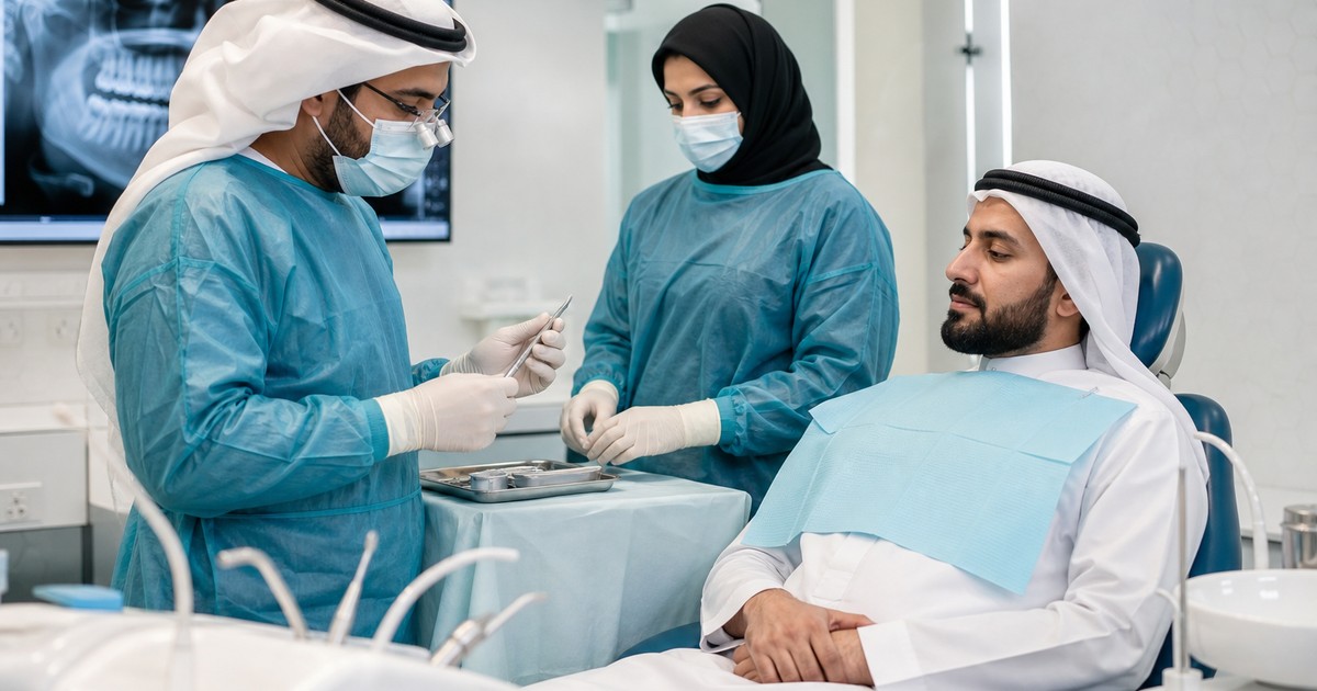 خطة علاج خلع ضرس العقل في الشارقة