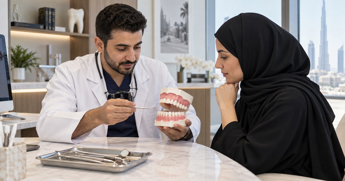 Food trapping between teeth dental consultation