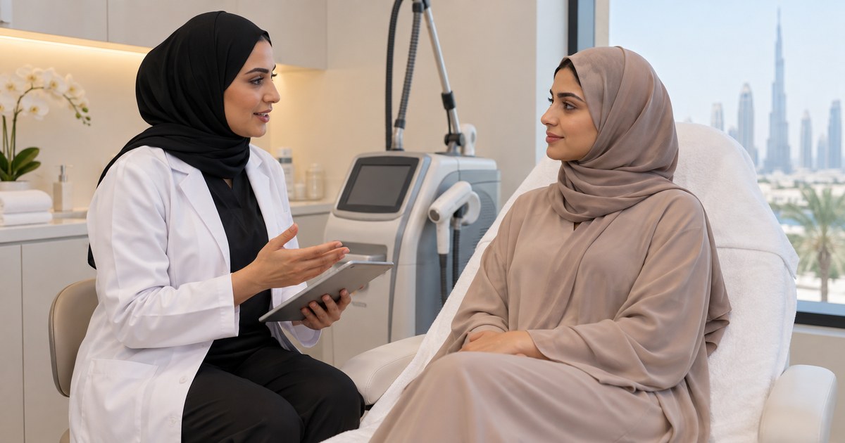 Preparing for laser hair removal consultation